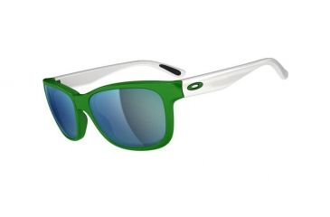 Image of Oakley Forehand Sunglasses, G-Money Frame, Emerald Iridium Lens OO9179-18