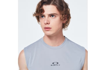 Image of Oakley Foundational Training Tank Top - Mens, Fog Grey, Medium, FOA400444-27G-M
