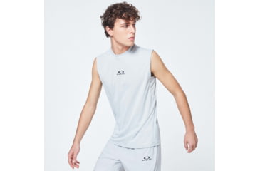 Image of Oakley Foundational Training Tank Top - Mens, Lunar Rock, Medium, FOA400444-26C-M