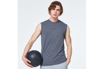 Image of Oakley Foundational Training Tank Top - Mens, Uniform Grey, 2XL, FOA400444-25N-XXL