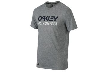 Image of Oakley FP Basic Graphic Tee, Athletic Heather Grey, Medium 452156-24G-MD