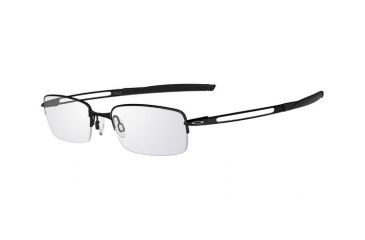 Image of Oakley Frag 53mm Polished Black Men's Eyeglass Frames w/ Blank Lenses OX5045-0153