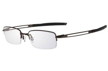 Image of Oakley Frag 53mm Polished Brown Eyeglass Frames w/ Blank Lenses OX5045-0253