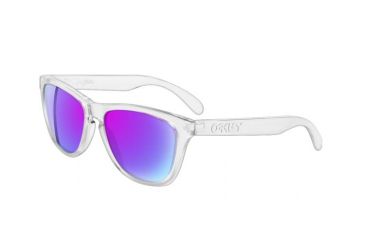 Image of Oakley Frogskins Progressive Prescription Sunglasses - Polished Clear Frame 24-305