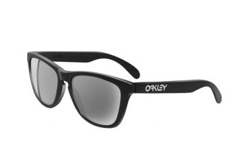 Image of Oakley Frogskins Progressive Prescription Sunglasses - Polished Black Frame 24-306