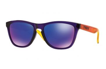 Image of Oakley Frogskins A OO9245 Single Vision Prescription Sunglasses OO9245-924516-54 - Lens Diameter 54 mm, Frame Color Purple