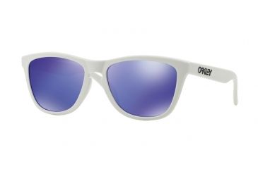 Image of Oakley Frogskins A OO9245 Single Vision Prescription Sunglasses OO9245-924517-54 - Lens Diameter 54 mm, Frame Color Matte White