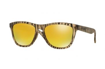 Image of Oakley FROGSKINS A OO9245 Single Vision Prescription Sunglasses OO9245-924524-54 - Lens Diameter 54 mm, Frame Color Matte Sepia Urban Jungle