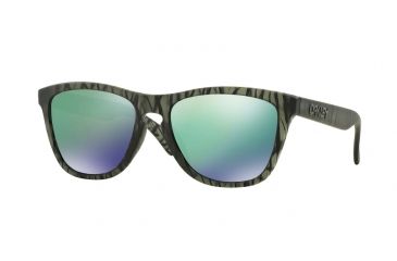 Image of Oakley FROGSKINS A OO9245 Single Vision Prescription Sunglasses OO9245-924526-54 - Lens Diameter 54 mm, Frame Color Matte Olive Ink Urban Jungle