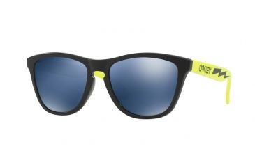 Image of Oakley Frogskins A OO9245 Single Vision Prescription Sunglasses OO9245-924534-54 - Lens Diameter 54 mm, Frame Color Matte Black