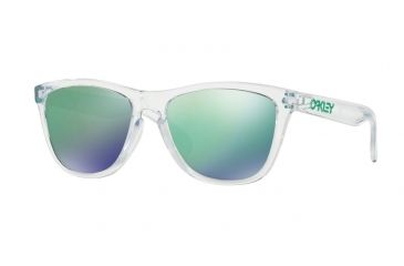 Image of Oakley FROGSKINS A OO9245 Single Vision Prescription Sunglasses OO9245-924538-54 - Lens Diameter 54 mm, Frame Color Polished Clear