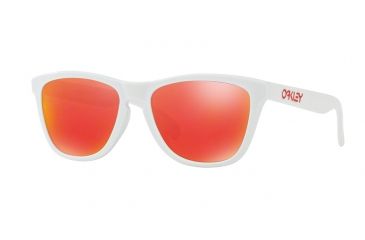 Image of Oakley FROGSKINS A OO9245 Single Vision Prescription Sunglasses OO9245-924544-54 - Lens Diameter 54 mm, Frame Color Polished White