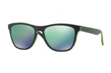 Image of Oakley Frogskins A OO9245 Single Vision Prescription Sunglasses OO9245-924547-54 - Lens Diameter 54 mm, Frame Color Eclipse Green