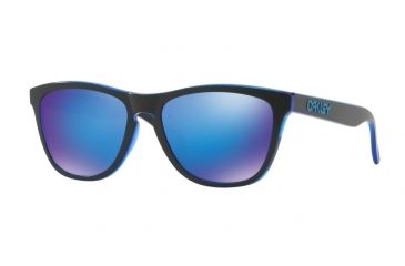 Image of Oakley Frogskins A OO9245 Single Vision Prescription Sunglasses OO9245-924548-54 - Lens Diameter 54 mm, Frame Color Eclipse Blue
