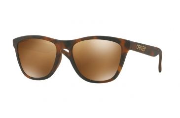Image of Oakley Frogskins A OO9245 Single Vision Prescription Sunglasses OO9245-924550-54 - Lens Diameter 54 mm, Frame Color Matte Brown Tortoise