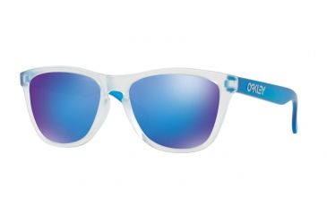 Image of Oakley Frogskins A OO9245 Single Vision Prescription Sunglasses OO9245-924551-54 - Lens Diameter 54 mm, Frame Color Matte Clear