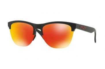 Image of Oakley FROGSKINS LITE OO9374 Prescription Sunglasses OO9374-937404-63 - Lens Diameter 63 mm, Frame Color Matte Black