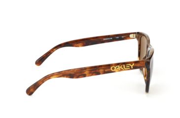 Image of Oakley FROGSKINS LX OO2043 Progressive Prescription Sunglasses OO2043-204306-56 - Lens Diameter 56 mm, Frame Color Dark Brown Tortoise