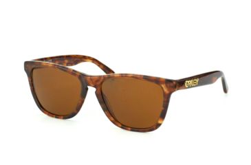 Image of Oakley FROGSKINS LX OO2043 Progressive Prescription Sunglasses OO2043-204306-56 - Lens Diameter 56 mm, Frame Color Dark Brown Tortoise