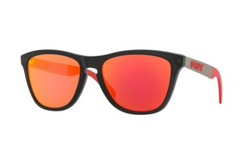 Image of Oakley FROGSKINS MIX OO9428 Prescription Sunglasses, 55mm, Matte Black Ink, OO9428-942809-55-SV