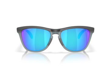 Image of Oakley Frogskins Range Sunglasses, Matte Black / Matte Crystal Black, PRIZM Sapphire, PRIZM Sapphire, OO9284-1955