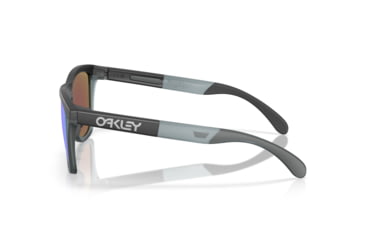 Image of Oakley Frogskins Range Sunglasses, Matte Black / Matte Crystal Black, PRIZM Sapphire, PRIZM Sapphire, OO9284-1955