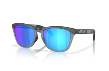 Image of Oakley Frogskins Range Sunglasses, Matte Black / Matte Crystal Black, PRIZM Sapphire, PRIZM Sapphire, OO9284-1955