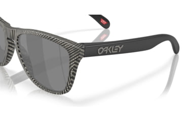 Image of Oakley Frogskins Sunglasses, Matte Grey Ink Fingerprint, PRIZM Black, OO9013-M055