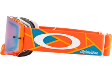 Image of Oakley Front Line MX Goggle w/Prizm MX Sapphire, Red/Orange, OO7087-28