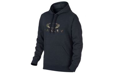 Image of Oakley Frontside PO Fleece, Jet Black Heather, Medium 461352-01S-MD