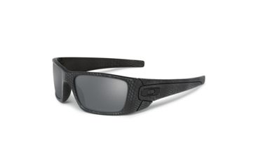Image of Oakley Fuel Cell Sunglasses 9096A3-60 - Cerakote Graphite Black Frame, Black Iridium Polarized Lenses