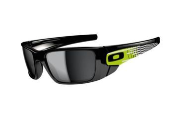 Image of Oakley Fuel Cell Deuce Coupe Polished Black Frame w/ Black Iridium Lenses Sunglasses OO9096-57