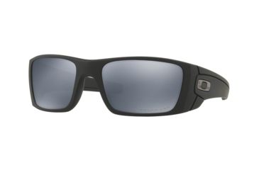 Image of Oakley Fuel Cell Sunglasses 9096B3-60 - Cerakote Graphite Black Frame, Black Iridium Polarized Lenses