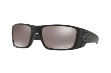 Image of Oakley Fuel Cell Sunglasses 9096I5-60 - Matte Black Frame, Prizm Grey Lenses