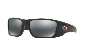 Image of Oakley Fuel Cell Sunglasses 9096J1-60 - Matte Black Frame, Black Ird Lenses