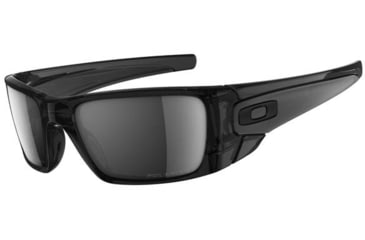 Image of Oakley Fuel Cell Sunglasses, Black Iridium Polarized Lens, Polished Black Ink Frame OO9096-83