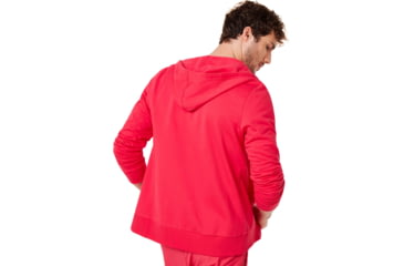Image of Oakley Full Zip Basic Fleece Hoodie - Mens, Virtual Pink, Medium, 472568-89D-M
