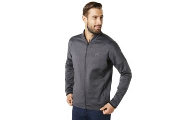 Image of Oakley Full Zip Golf Fleece - Mens, Forgediron Dk Htr, Extra Large 461661-25B-XL