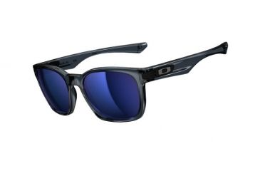 Image of Oakley Garage Rock Mens Sunglasses Crystal Black Frame, Ice Iridium Lens OO9175-24