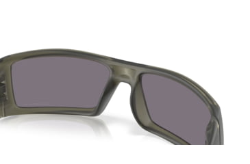 Image of Oakley Gascan Latitude Collection Sunglasses, Transparent Olive, PRIZM Grey Polarized, PRIZM Grey Polarized, OO9014-D560