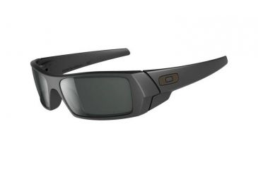 Image of Oakley Gascan Single Vision Prescription Sunglasses, Matte Black Frame, 03-473SV