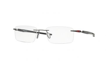 Image of Oakley GAUGE 3.1 OX5126 Bifocal Prescription Eyeglasses 512604-52 - Polished Black Frame, Clear Lenses