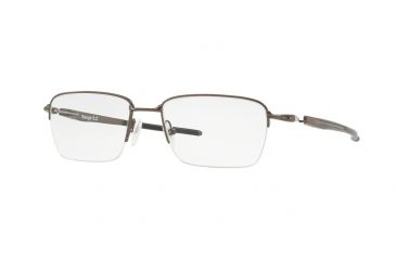 Image of Oakley GAUGE 3.2 BLADE OX5128 Eyeglass Frames 512802-52 - Pewter Frame, Clear Lenses