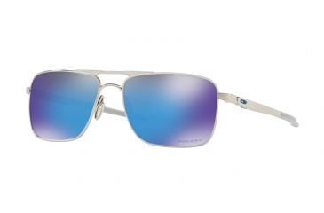 Image of Oakley GAUGE 6 OO6038 Single Vision Prescription Sunglasses OO6038-603802-57 - Lens Diameter 57 mm, Frame Color Polished Chrome