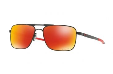 Image of Oakley GAUGE 6 OO6038 Single Vision Prescription Sunglasses OO6038-603804-57 - Lens Diameter 57 mm, Frame Color Polished Black
