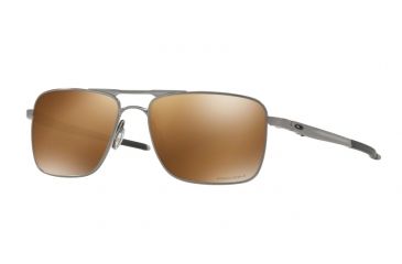 Image of Oakley GAUGE 6 OO6038 Single Vision Prescription Sunglasses OO6038-603805-57 - Lens Diameter 57 mm, Frame Color Satin Chrome