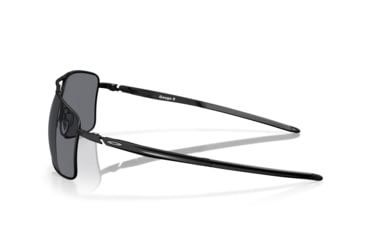Image of Oakley GAUGE 8 OO4124 Sunglasses 412401-62 - Matte Black Frame, Grey Lenses