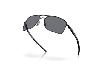 Image of Oakley GAUGE 8 OO4124 Sunglasses 412401-62 - Matte Black Frame, Grey Lenses