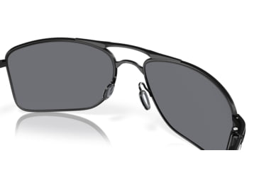 Image of Oakley GAUGE 8 OO4124 Sunglasses 412401-62 - Matte Black Frame, Grey Lenses