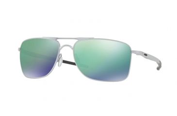 Image of Oakley GAUGE 8 OO4124 Single Vision Prescription Sunglasses OO4124-412404-57 - Lens Diameter 57 mm, Frame Color Matte Lead